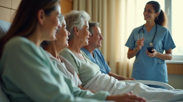 Ce que le soutien moral des proches apporte aux patients lors des visites
