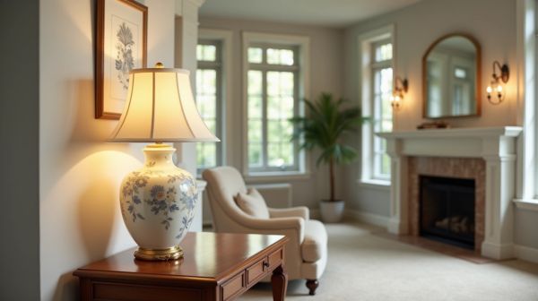 Quel luminaire en porcelaine ajoute une touche raffinée à votre intérieur ?